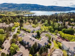 Providence Point orientation to lake Sawyer and Issaquah Alps