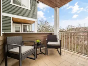 Plenty of room on the deck to barbecue or dine al-fresco
