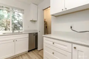 Additional space with a pantry