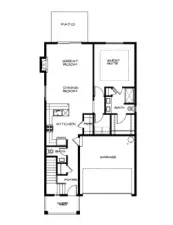 Floor plan for reference only; actual floor plan may vary. Seller reserves the right to make changes without notice.