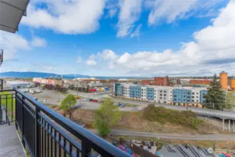 Stepping out onto the large balcony, you'll be impressed by the  expansive views