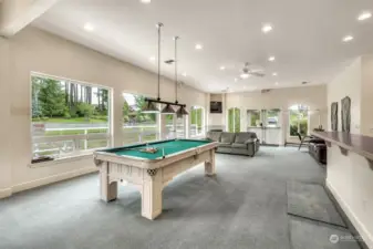 Enjoy a fun game of billards with neighbors and friends.