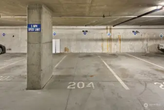 Parking space 204