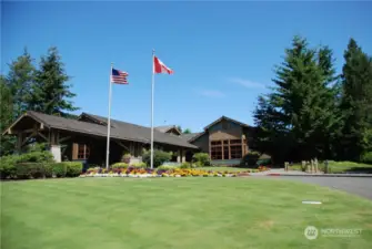Semiahmoo Golf & CC clubhouse with the Great Blue Heron Bar and Grill