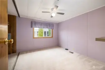 Second Bedroom with Ceiling fan