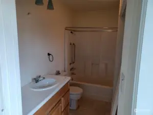 Full bathroom in the ADU - 2nd house