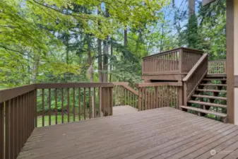 ENTRY LEVEL DECK OFF THE PRIMARY BEDROOM