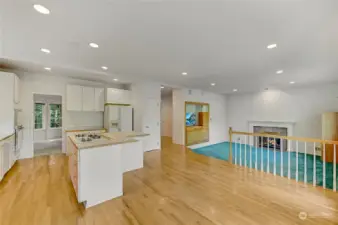 Kitchen and Family Room