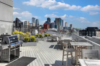 Rooftop entertaining and a city view!