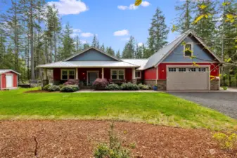 Welcome to your Craftsman dream home! Boasting generous living spaces, and 5.45 acres offering privacy & the appeal of the Pacific NW.
