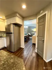 Beautiful formal dining room convenient connected to kitchen.  Kitchen pantry.