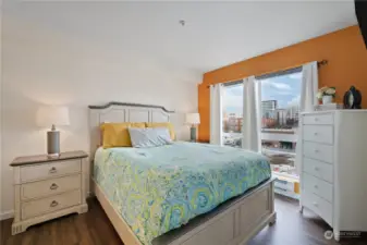 Bedroom with City View