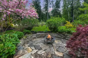 One of the lovely fire pit areas.