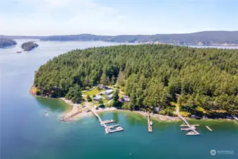 Center Island WA! A Privately owned island nestled in the San Juans between DeCatur and Lopez Island.