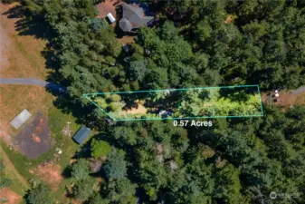 1/2 Acre lot with utilities installed