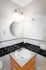 Vanity in upstairs bathroom