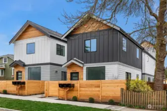5906A is a beautiful 2-story home.  One of six in this modern cottage community.