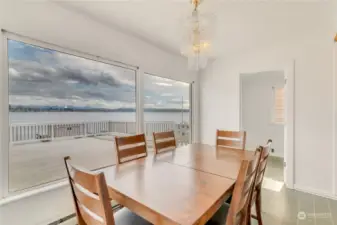 Dining area with great views!