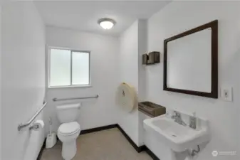 Industrial Restroom 2 Can be Converted Back to Residential Style.