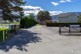 Wapato Ridge gated community with RV/Boat/Trailer Parking at entrance