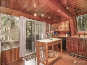 Large kitchen with all the amenities.
