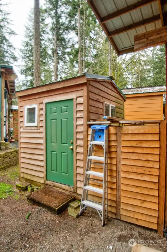 SHED FOR STORAGE