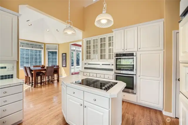 Custom cabinetry in the kitchen