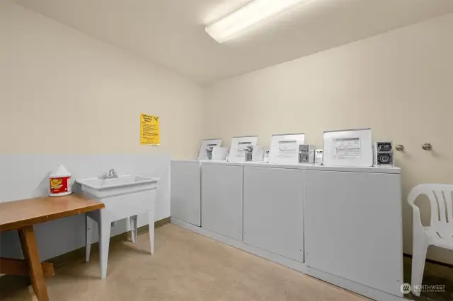 Extra Laundry room in the community center!