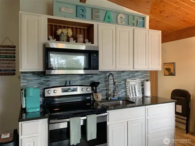 The kitchen.  All appliances are included.