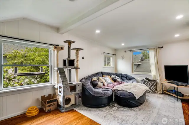 Unit A living room