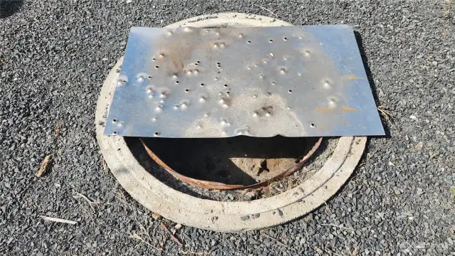 In ground fire pit