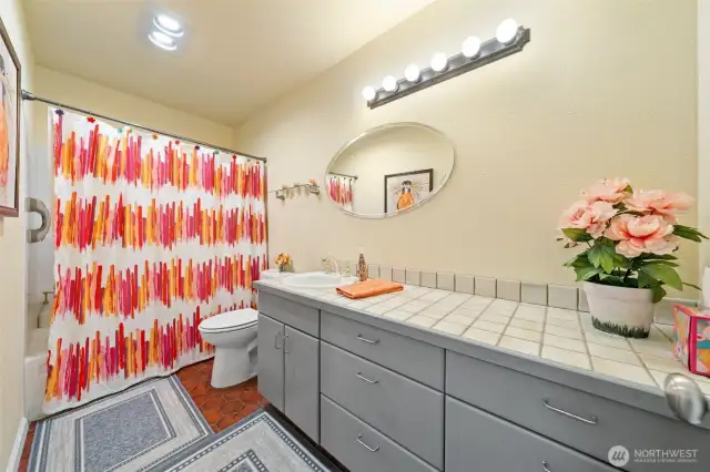 Main full bathroom