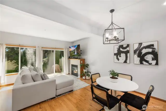 Open concept, great for entertaining.