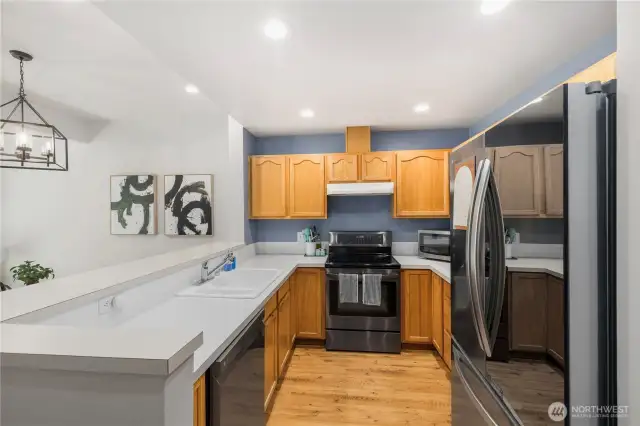 All appliances stay.