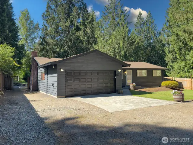 Plenty of parking with easy gate access to backyard. Exterior, freshly, professionally painted