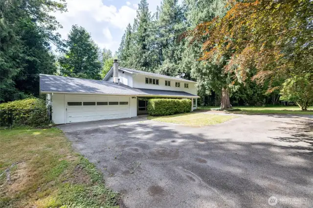 A large home in an idyllic setting with excellent privacy.