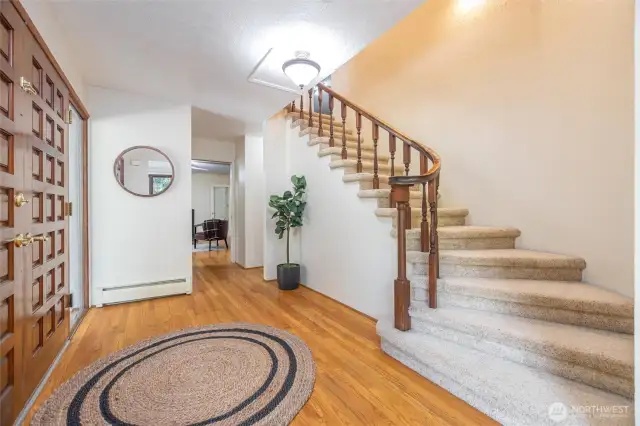 Step inside to this inviting home.