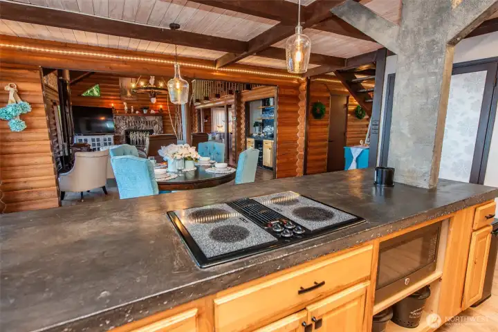 Open to great room