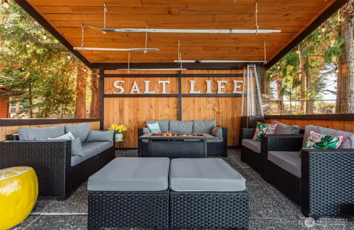 Extend the season in covered cabana