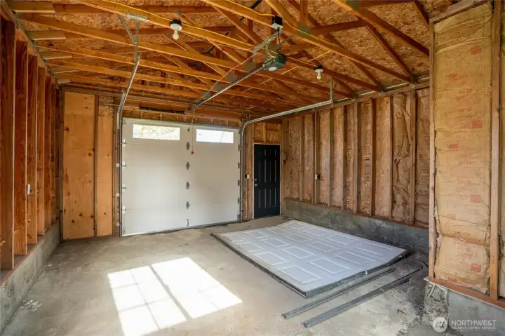 The interior of the garage. Use this for covered parking, storage, or convert it to an ADU?