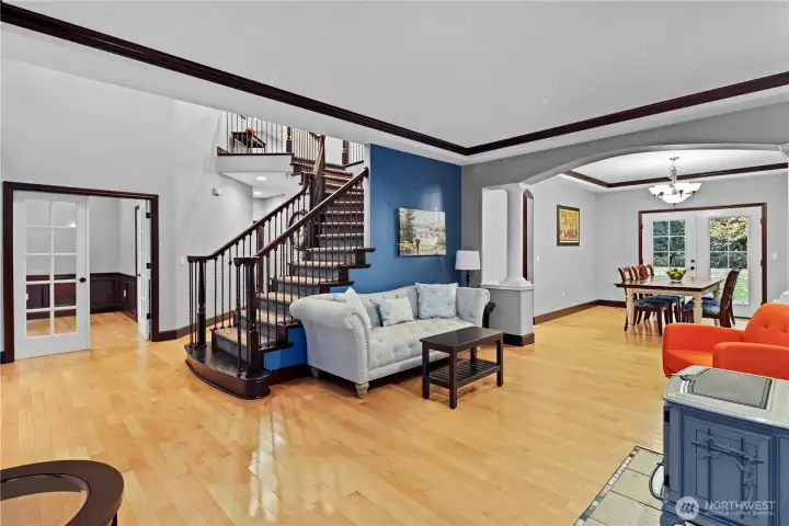 Beautiful maple hardwood floors!