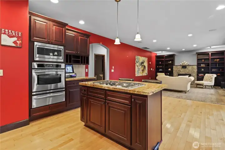 Island has seating for two!