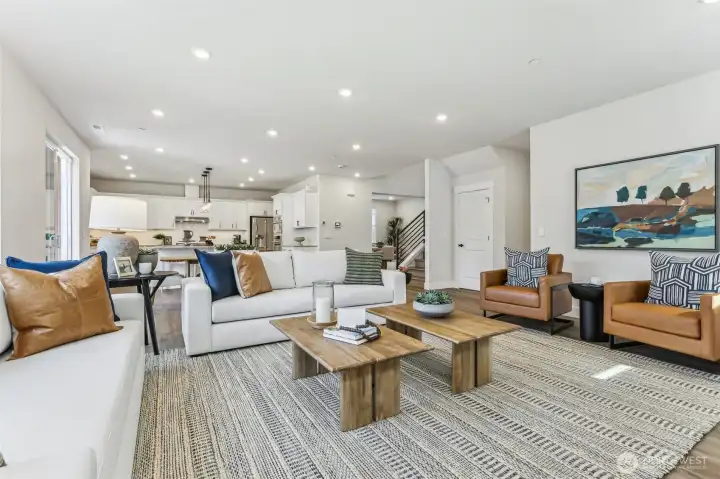 Pic is of model-Greatroom shot looking towards the kitchen