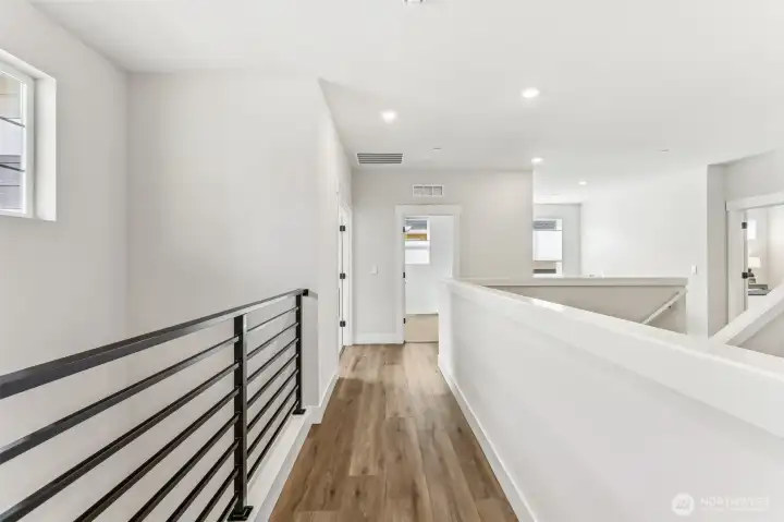 Pic is of model- Upper hallway