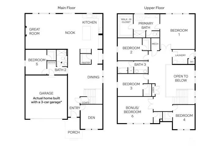 Violet floor plan.
