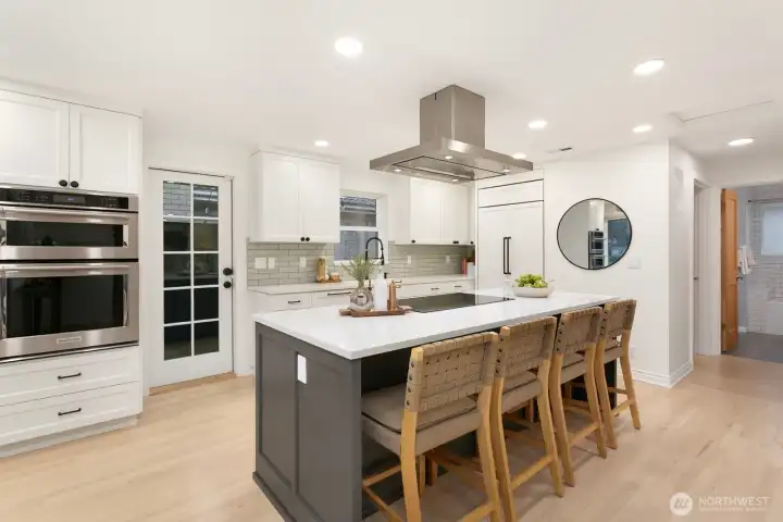 Stunning kitchen remodel with top of the line appliances and plenty of storage