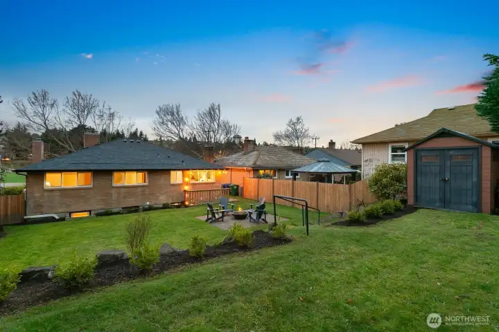 Amazing yard with possible potential to add a DADU