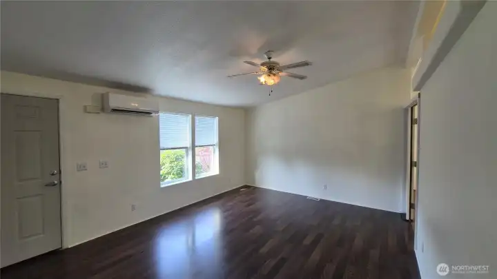 Extra large family room.