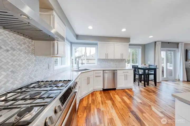 Alternate view of kitchen.