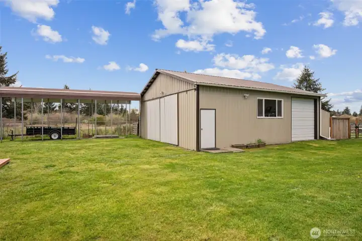 30 x 36 shop and RV pole barn